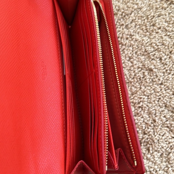 New! COACH watermelon slim envelope wallet! - Picture 7 of 11